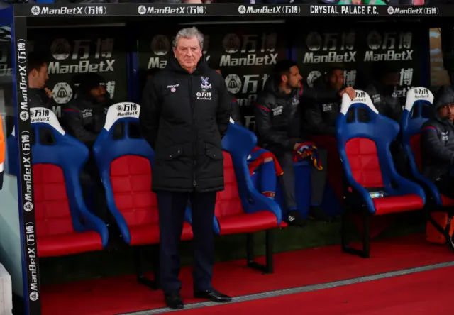 Crystal Palace manager Roy Hodgson