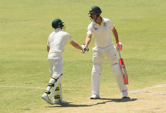 Steve Smith and Mitchell Marsh