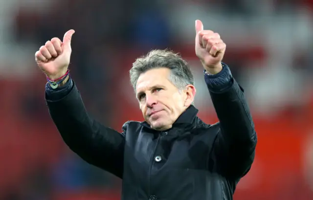 Leicester manager Claude Puel