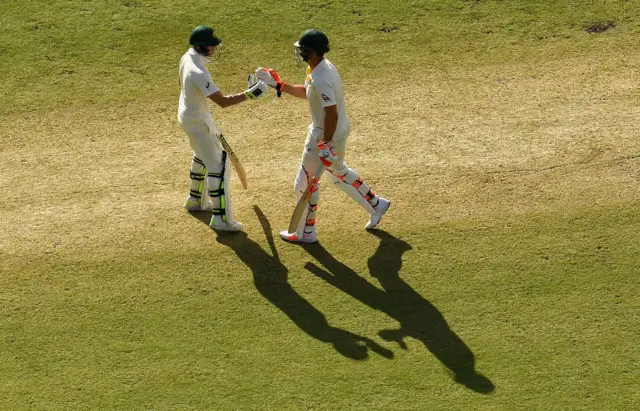 Steve Smith and Mitchell Marsh