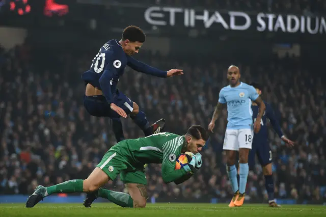 Ederson claims cross