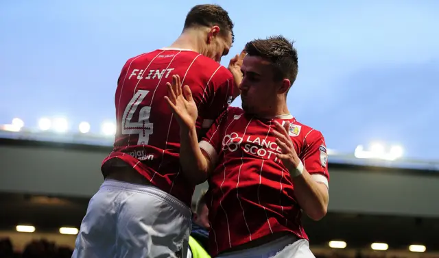 Bristol City celebrate