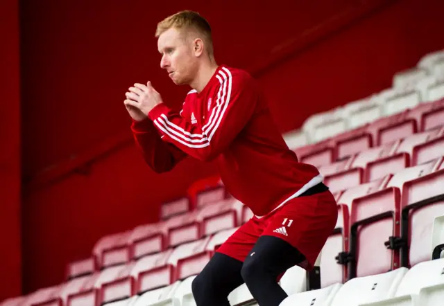 Ali Crawford trains at the Superseal Stadium last month