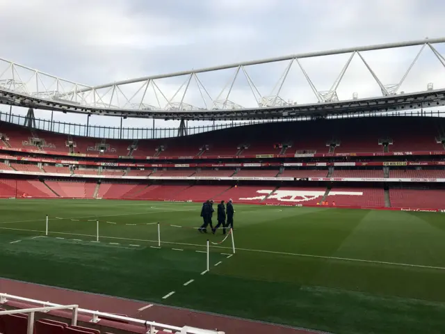 Officials at Emirates