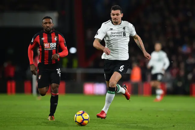 Jermain Defoe and Dejan Lovren