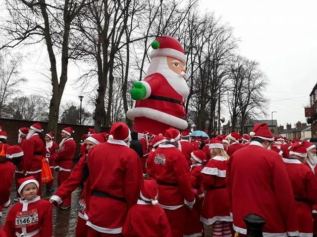 Santa fun run