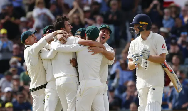 Australia celebrate