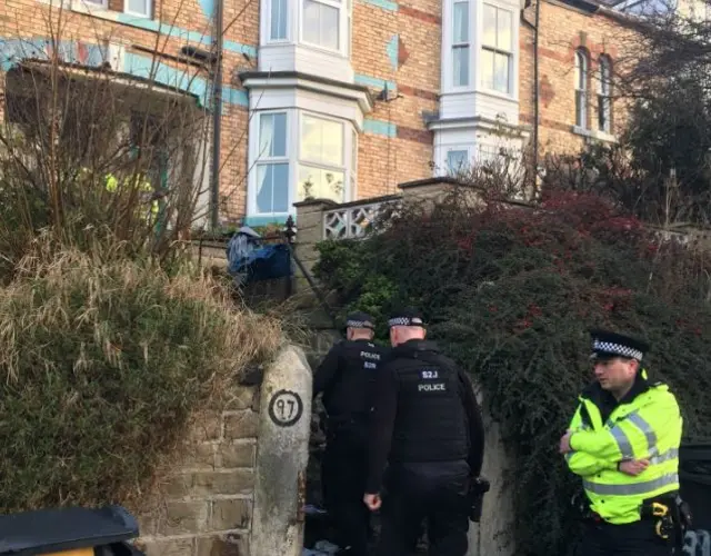 Police at Shirebrook Road, Meersbrook