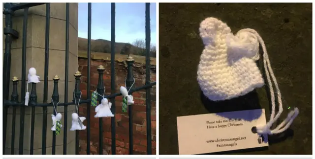 Knitted angels