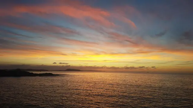 Sunrise from Bulwer Avenue, Guernsey