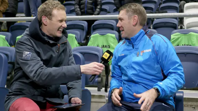 Dan Walker interviews Dave Challinor