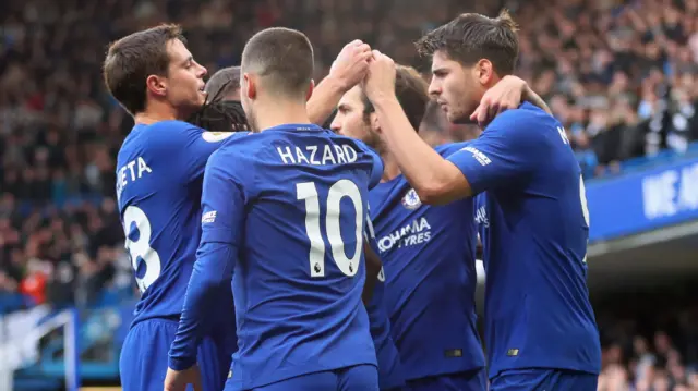 Chelsea celebrate