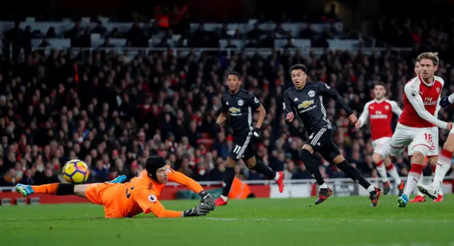 Lingard scores for Manchester United