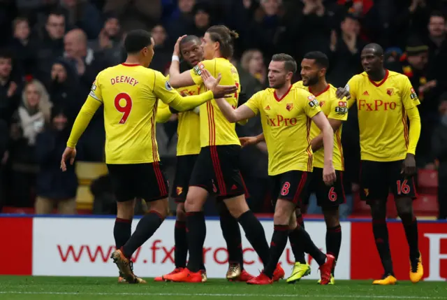 Christian Kabasele celebrates