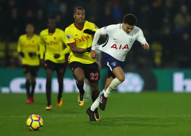 Dele Alli and Marvin Zeegelaar