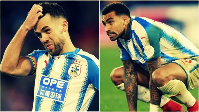 Huddersfield players