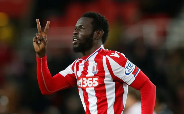 Mame Biram Diouf celebrates