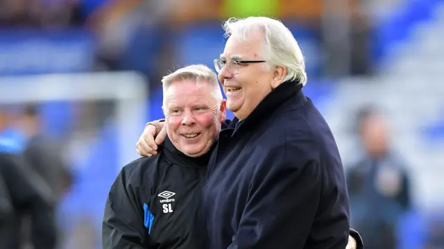 Sammy Lee and Kenwright hug