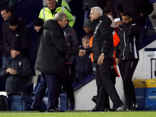 Roy Hodgson and Alan Pardew