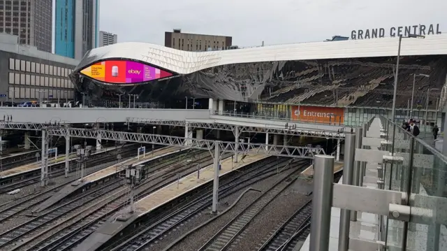 General view of Birmingham New Street station