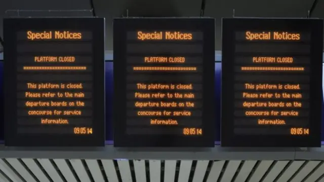 Cancelled trains strikes