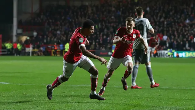 Korey Smith celebrates