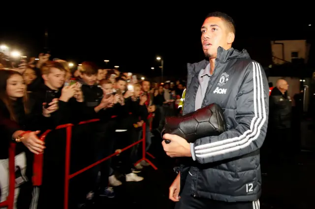 Chris Smalling arrive