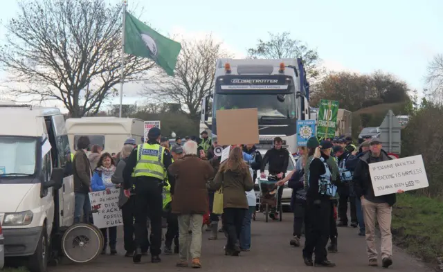 Protesters