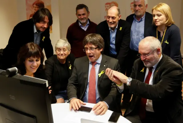 Carles Puigdemont in Brussels