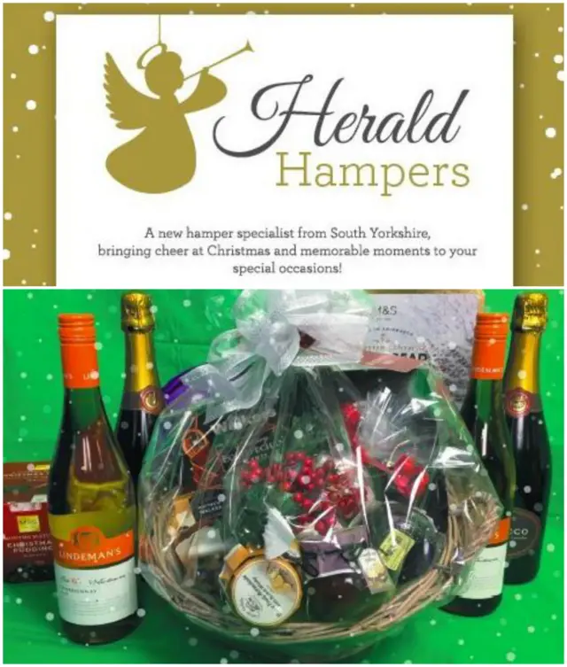 Fake hampers card sent by police