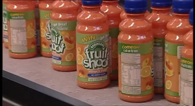 Fruit shoot bottles