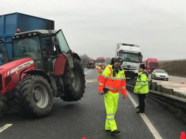 Crash on A180