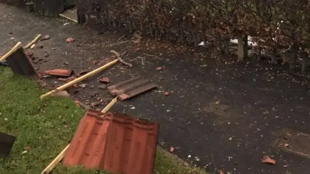 Tiles in the ground