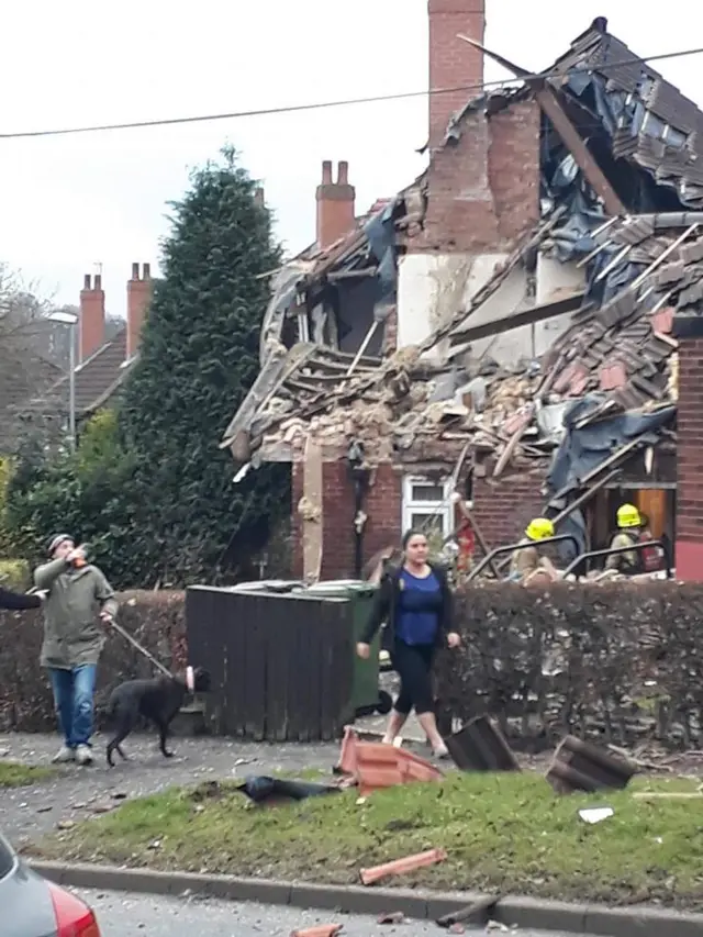 house explosion