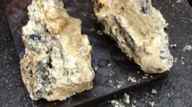 Part of the fatberg