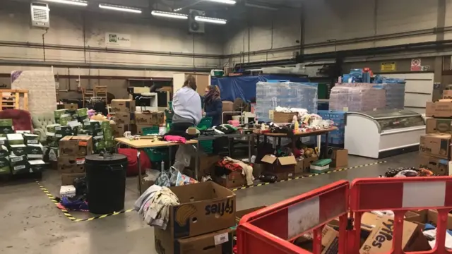 The Bethany Pentecostal Church food bank