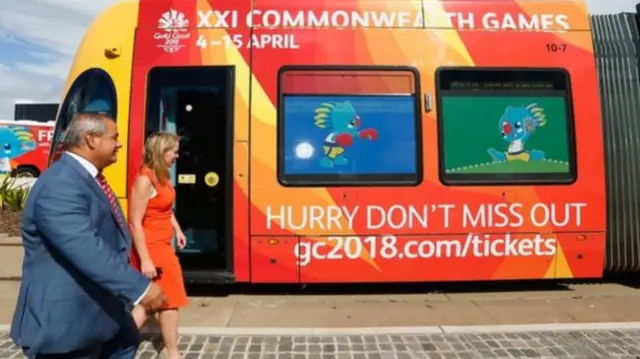 Gold Coast Commonwealth Games bus