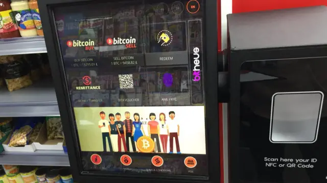 Bitcoin cash machine