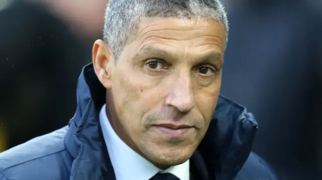 Brighton manager Chris Houghton