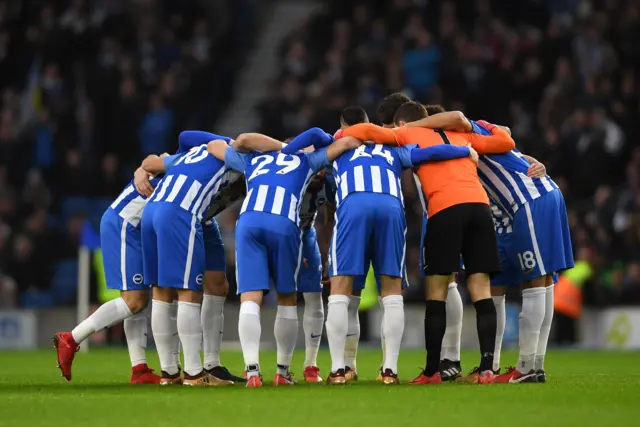 Brighton players