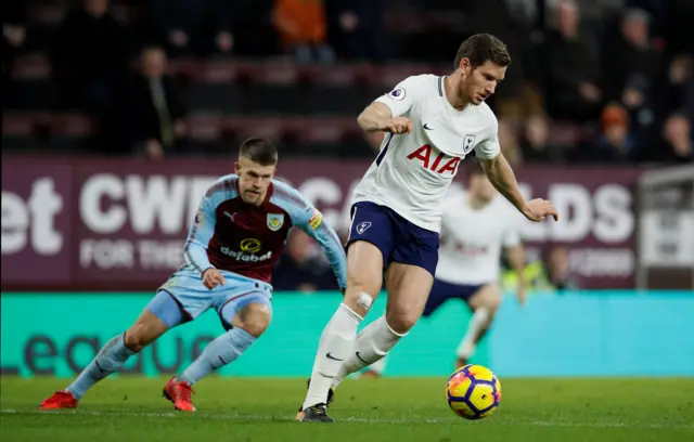 Jan Vertonghen of Tottenham