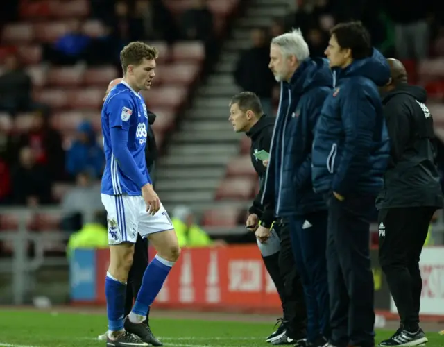 Sam Gallagher red card