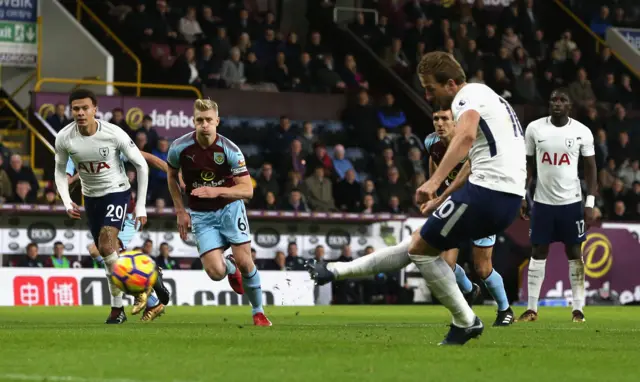 Kane scores for Tottenham