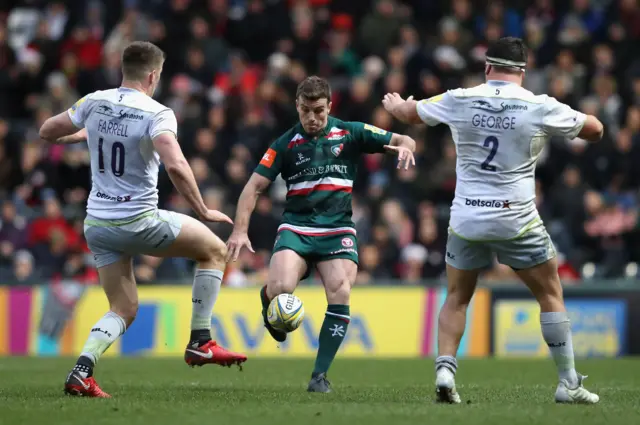 George Ford kicks through for Leicester