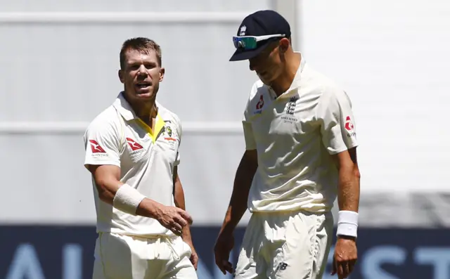 David Warner and Tom Curran