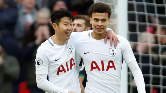 Dele Alli celebrates