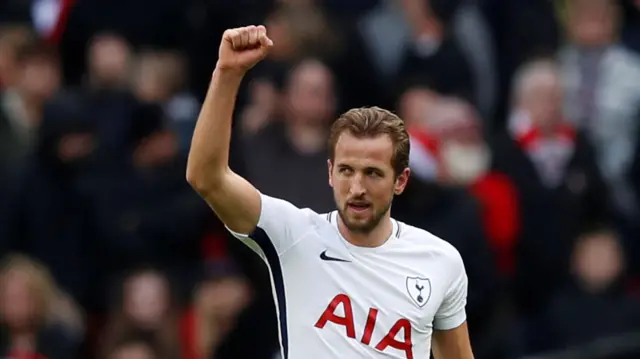 Harry Kane celebrates