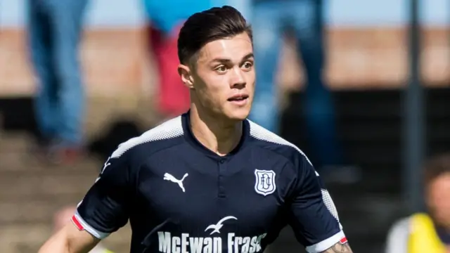 Dundee midfielder Jesse Curran