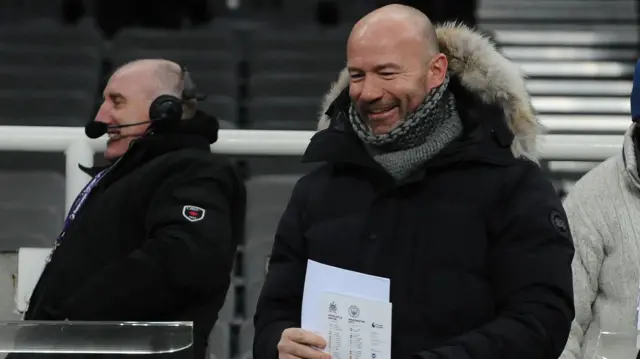 Alan Shearer at St James' Park