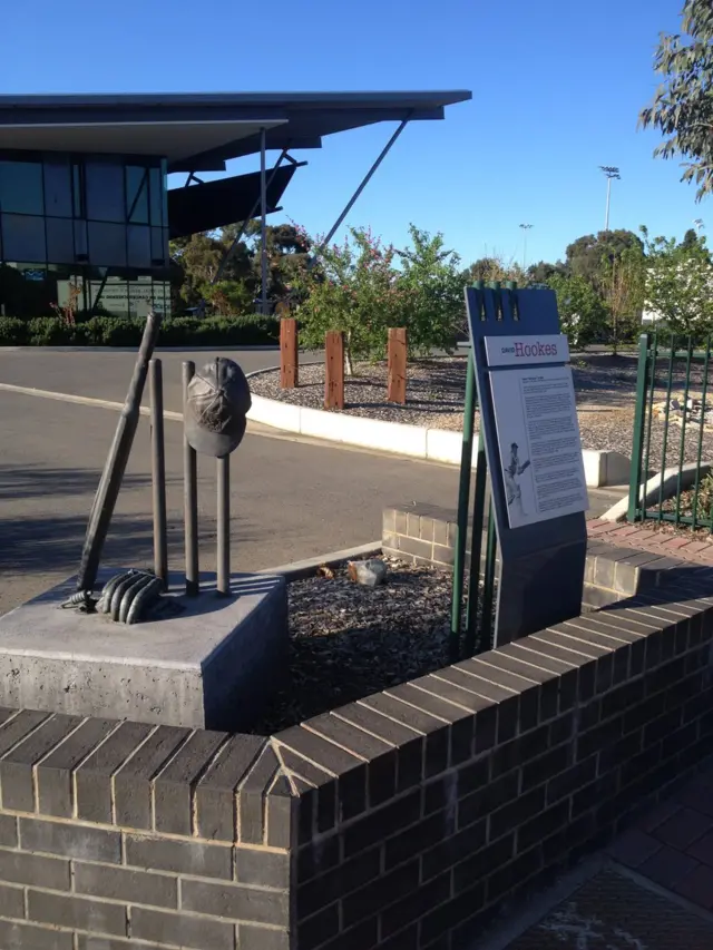 David Hookes memorial in Adelaide